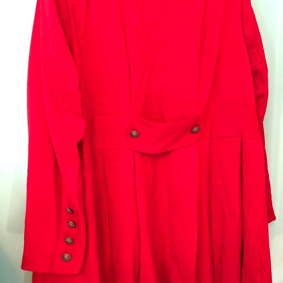 NWOT ZipUp Military Long Dress Jacket - Picture 2 of 4